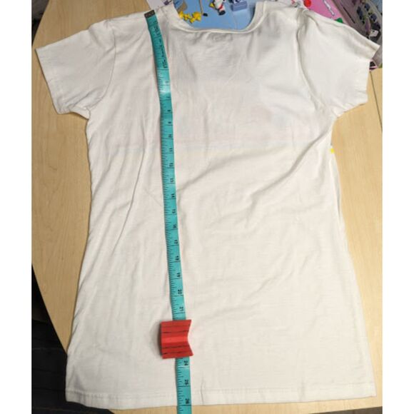 BTS BT21 Line Friends Stripes White T-Shirt Size Medium NWT - Picture 3 of 5